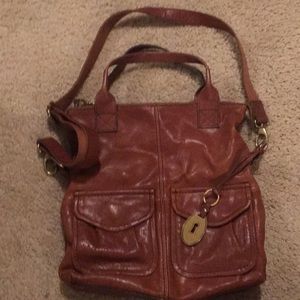 Leather Fossil purse